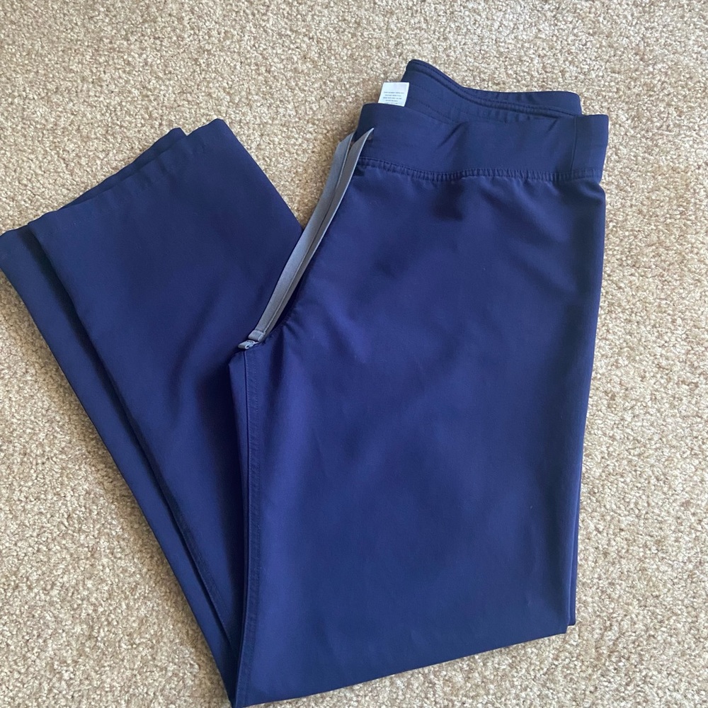 Figs Blue SZ Medium Livingston Basic Scrub Pants